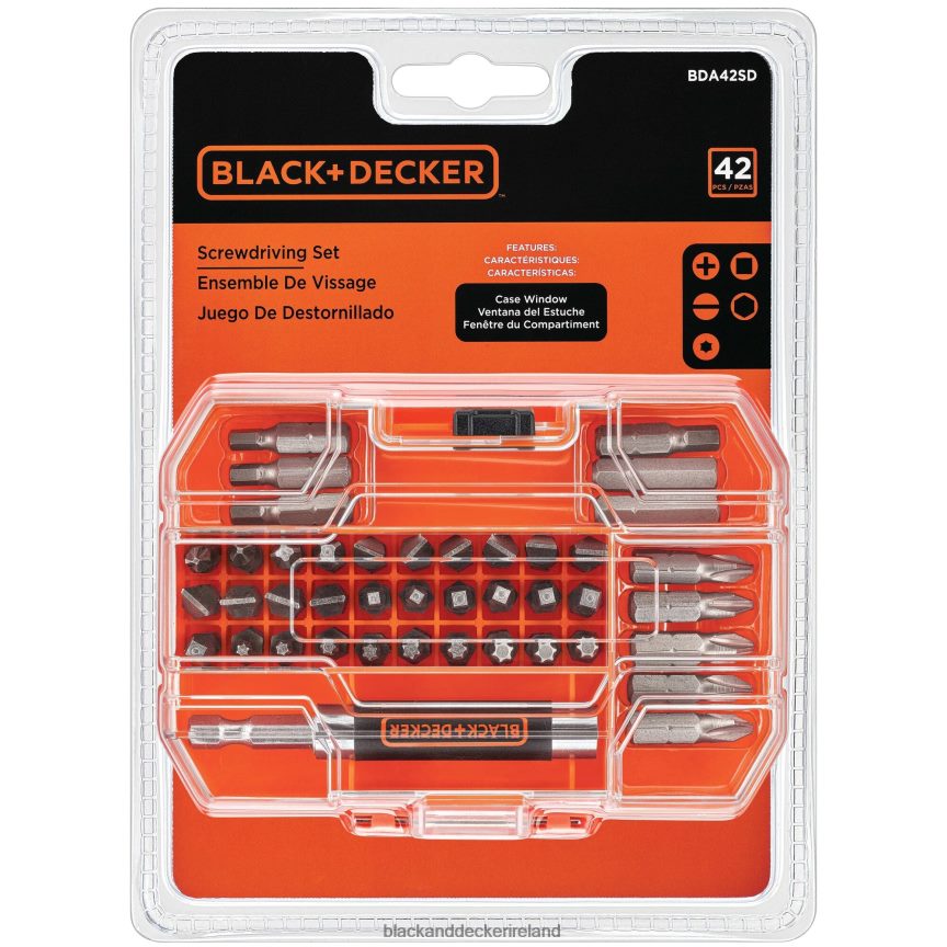 BLACK+DECKER Screwdriver Bit Set 42-Piece 2TNNR2603 Tools