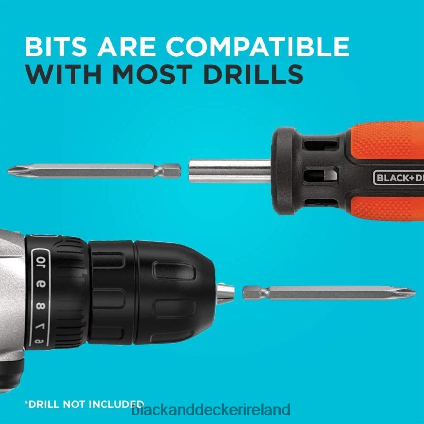 BLACK+DECKER Screwdriver Push And Pick 7 Bit 2TNNR2605 Tools