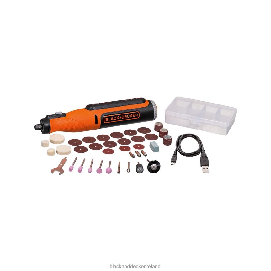 BLACK+DECKER 8V MAX Rotary Tool With Accessory Kit Versatile Cordless 35-Piece 2TNNR2671 Tools