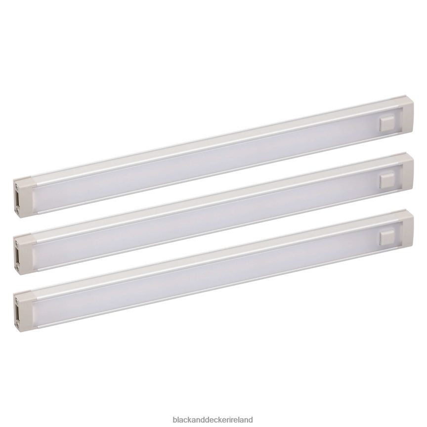 BLACK+DECKER 3-Bar Led Under Cabinet Lighting Kit Cool White 9
