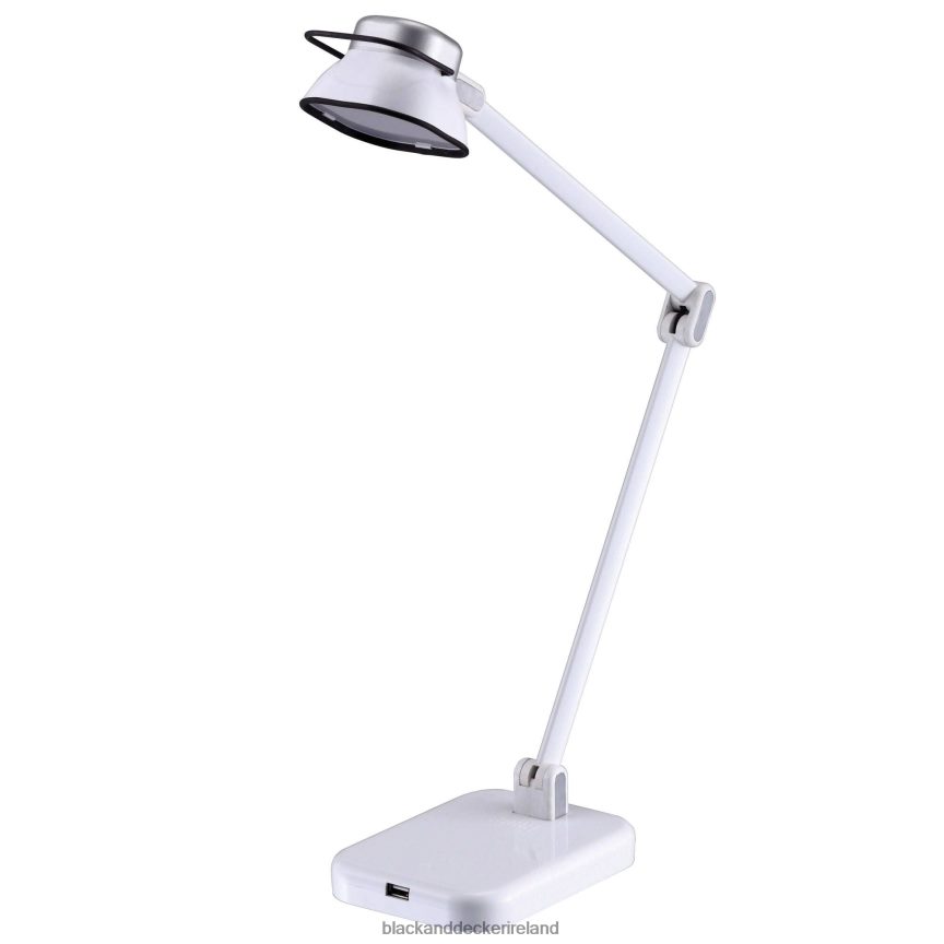 BLACK+DECKER Elate Dual Arm Led Desk Lamp White 2TNNR2692 Tools