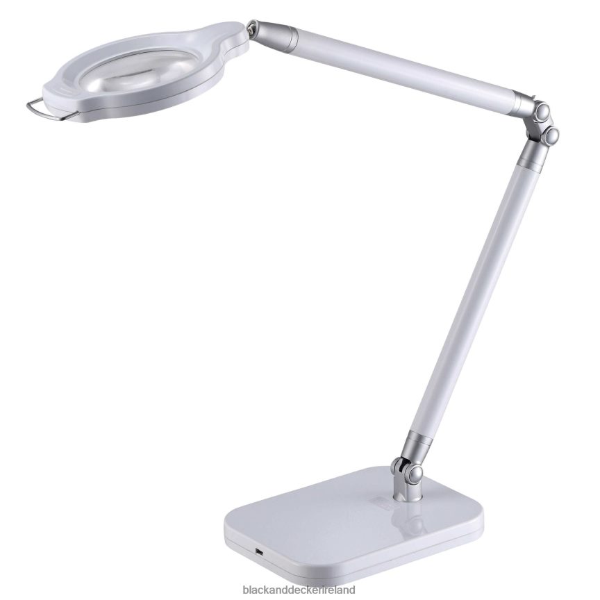 BLACK+DECKER Ultra Reach Magnifier Led Desk Lamp White 2TNNR2691 Tools BLACK+DECKER Ultra Reach Magnifier Led Desk Lamp White 2TNNR2691 Tools